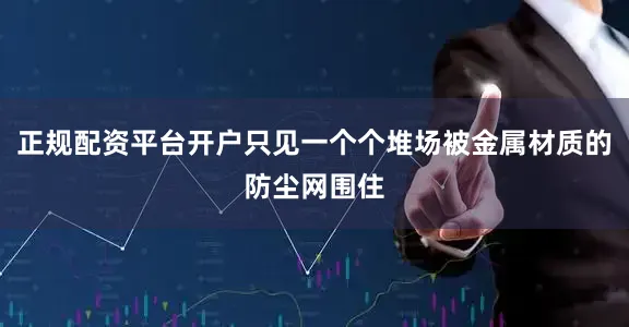 正规配资平台开户只见一个个堆场被金属材质的防尘网围住